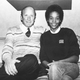 Rising star Whitney Houston is seen with music producer Clive Davis, in 1983, shortly after signing a contract with Arista Records